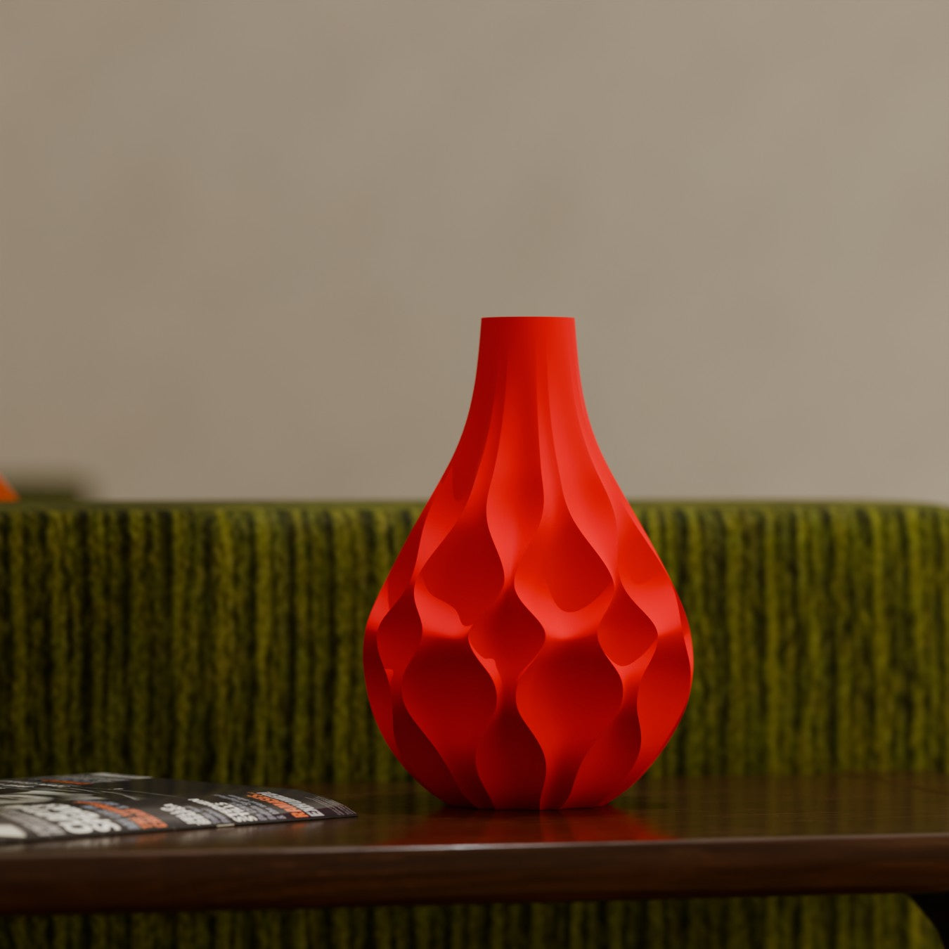 Aventis Wavy Space Age Vase