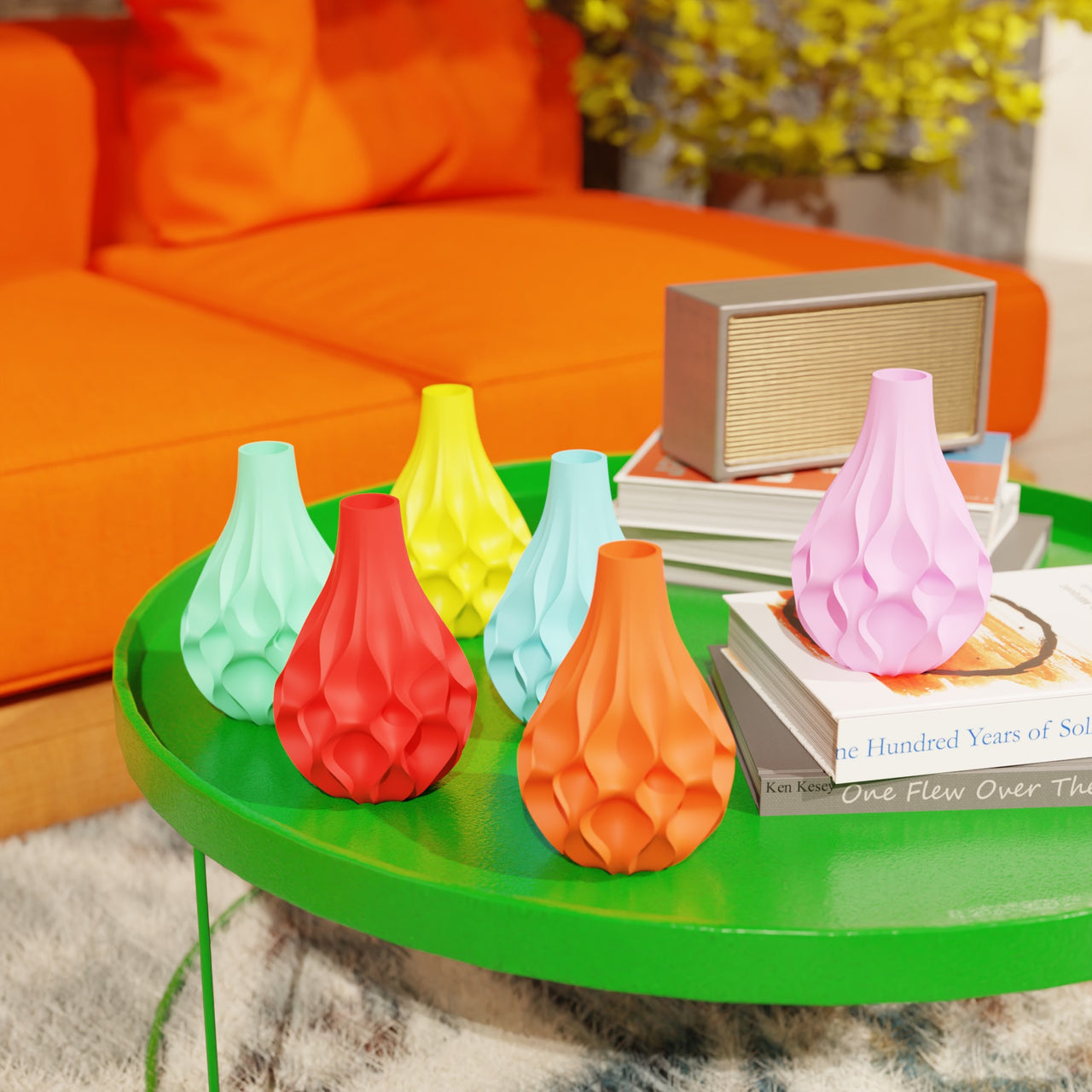 Aventis Wavy Space Age Vase