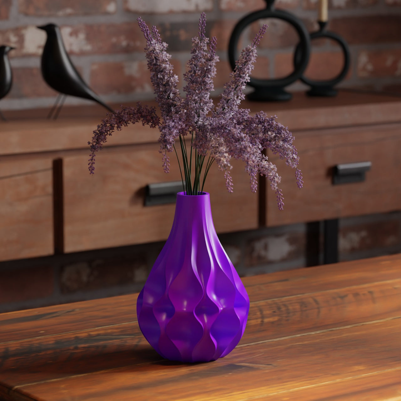Aventis Wavy Space Age Vase