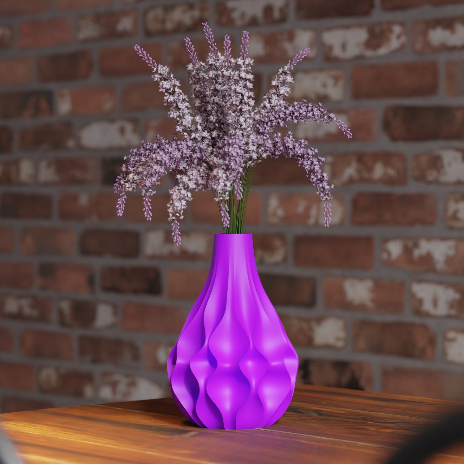Aventis Wavy Space Age Vase