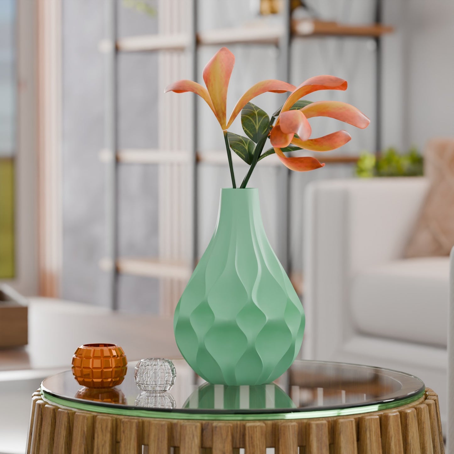 Aventis Wavy Space Age Vase