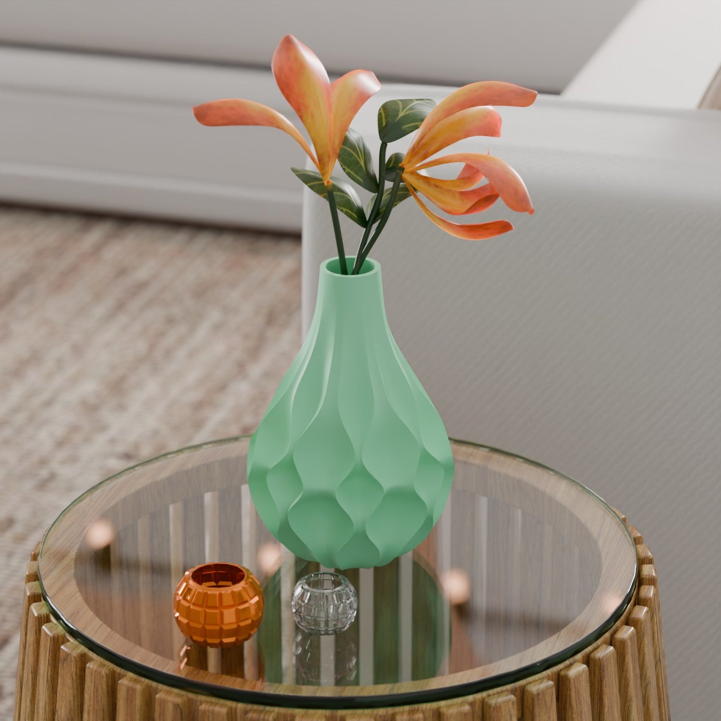 Aventis Wavy Space Age Vase