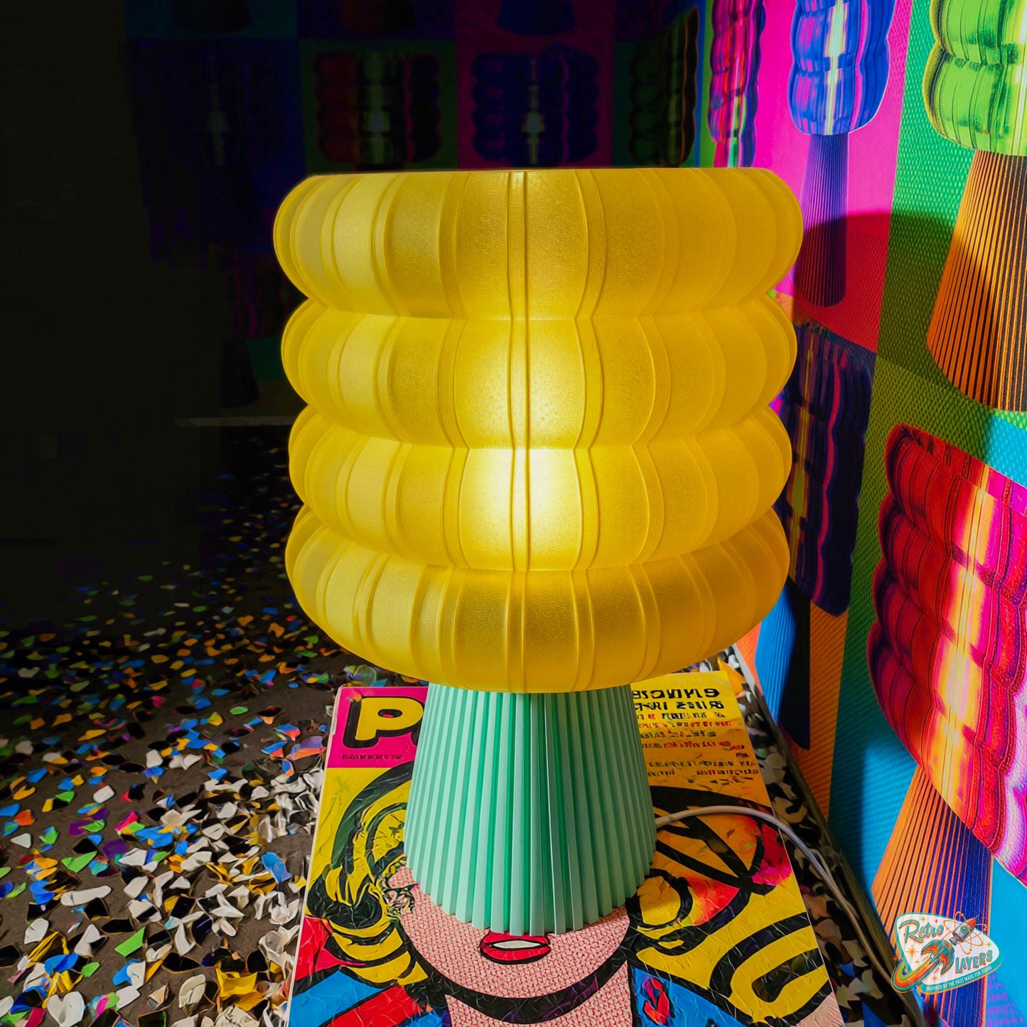 Atomic Style Desk Table Lamp Baryon Retro Light