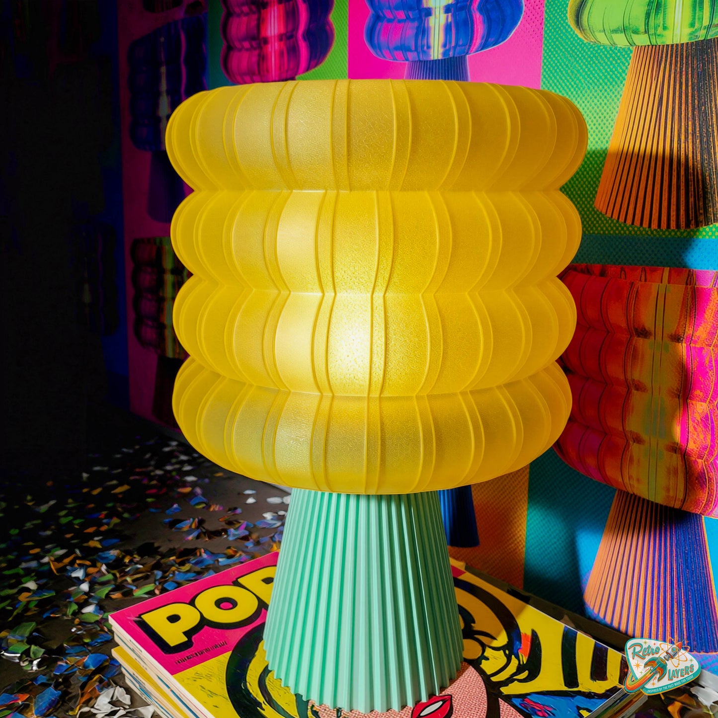 Atomic Style Desk Table Lamp Baryon Retro Light