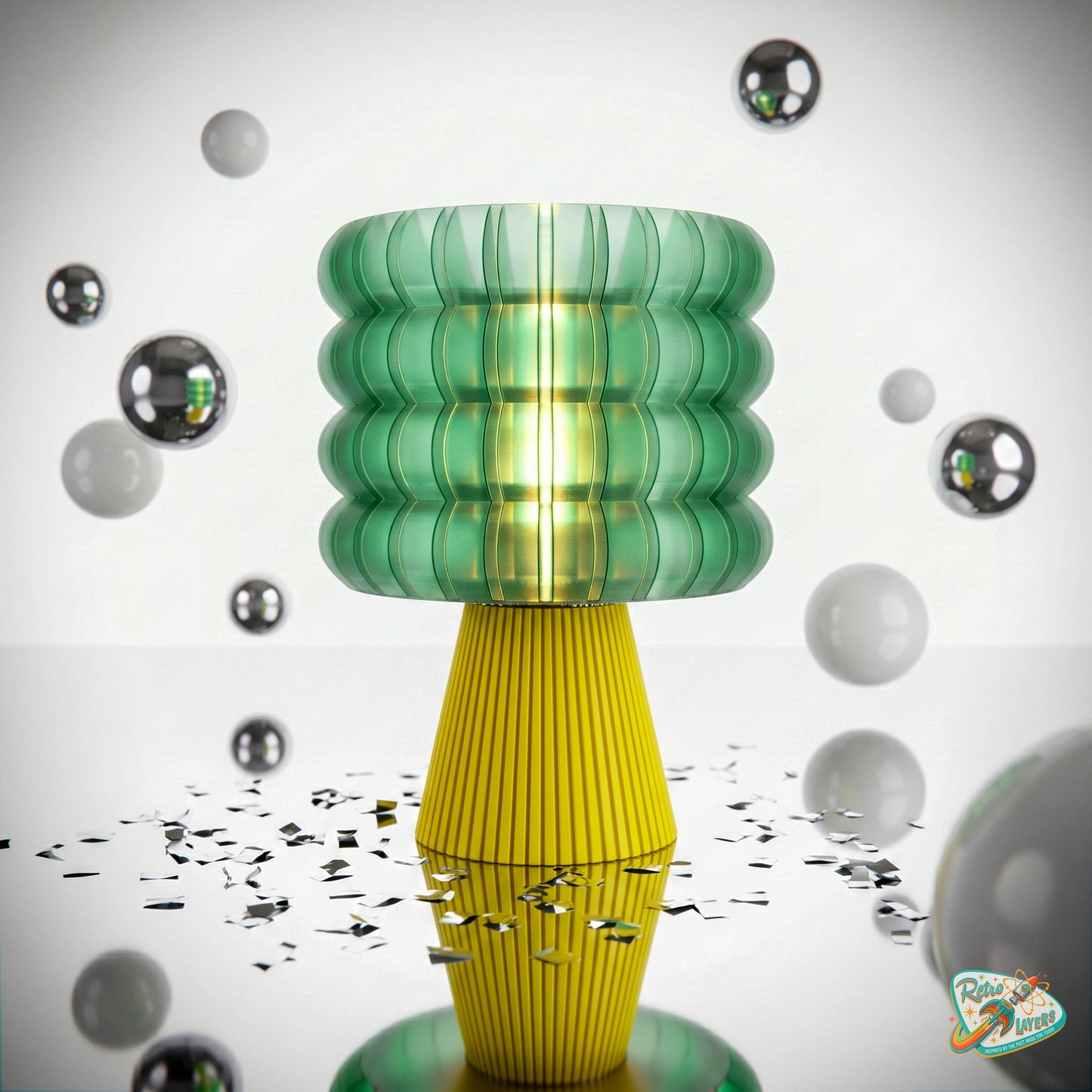 Atomic Style Desk Table Lamp Baryon Retro Light