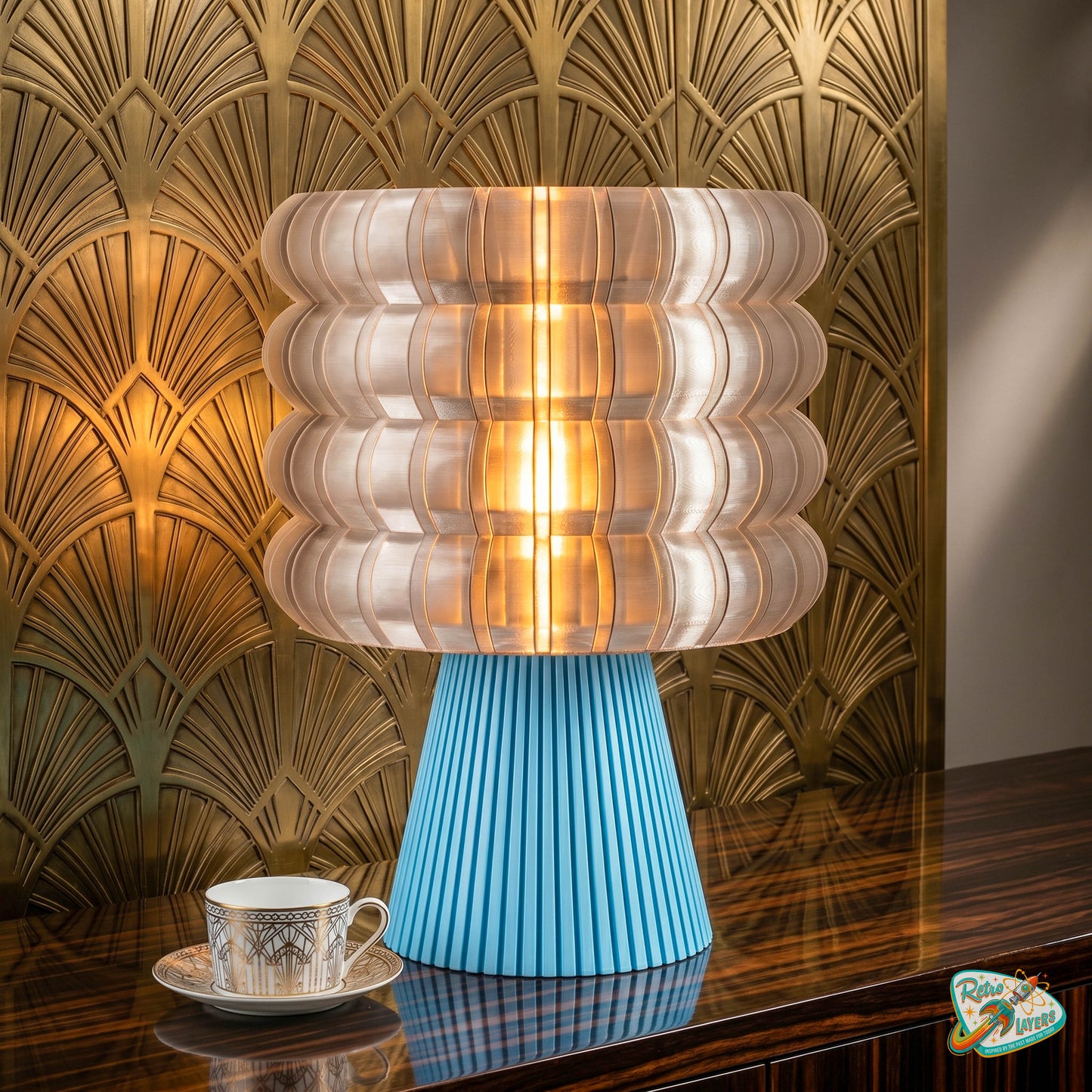 Atomic Style Desk Table Lamp Baryon Retro Light