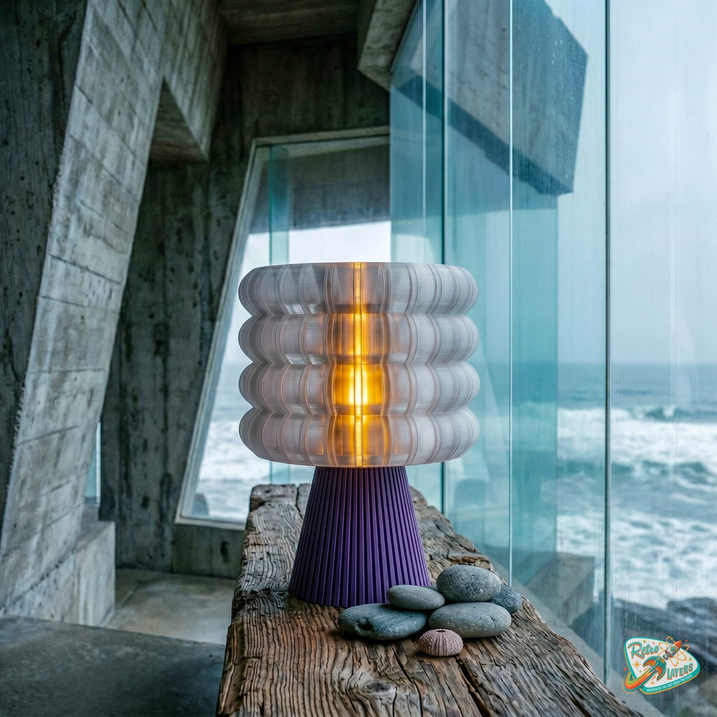 Atomic Style Desk Table Lamp Baryon Retro Light