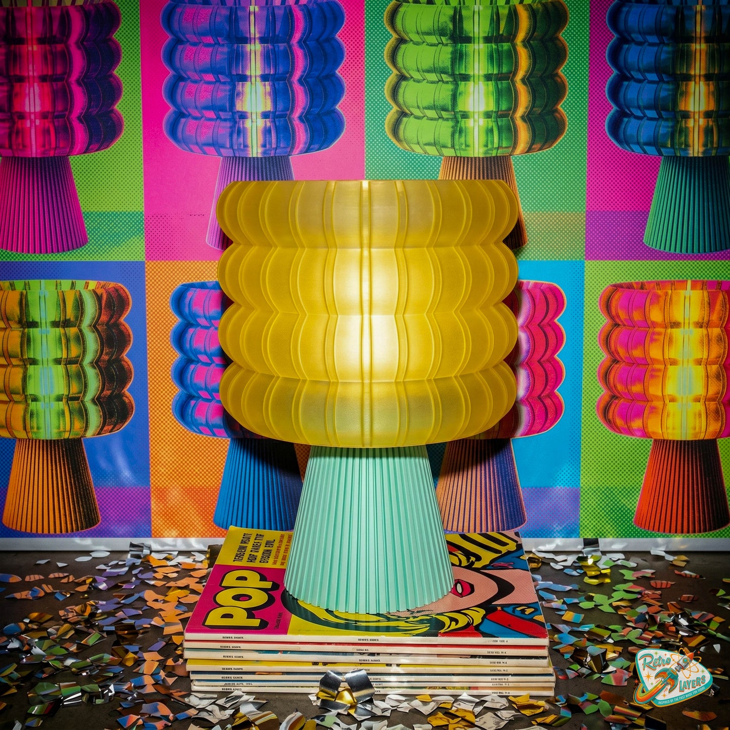 Atomic Style Desk Table Lamp Baryon Retro Light