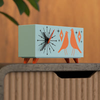 Atomic Bird Retro Mid-Century Modern Atomic Space-Age Clock