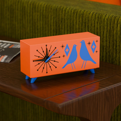 Atomic Bird Retro Mid-Century Modern Atomic Space-Age Clock