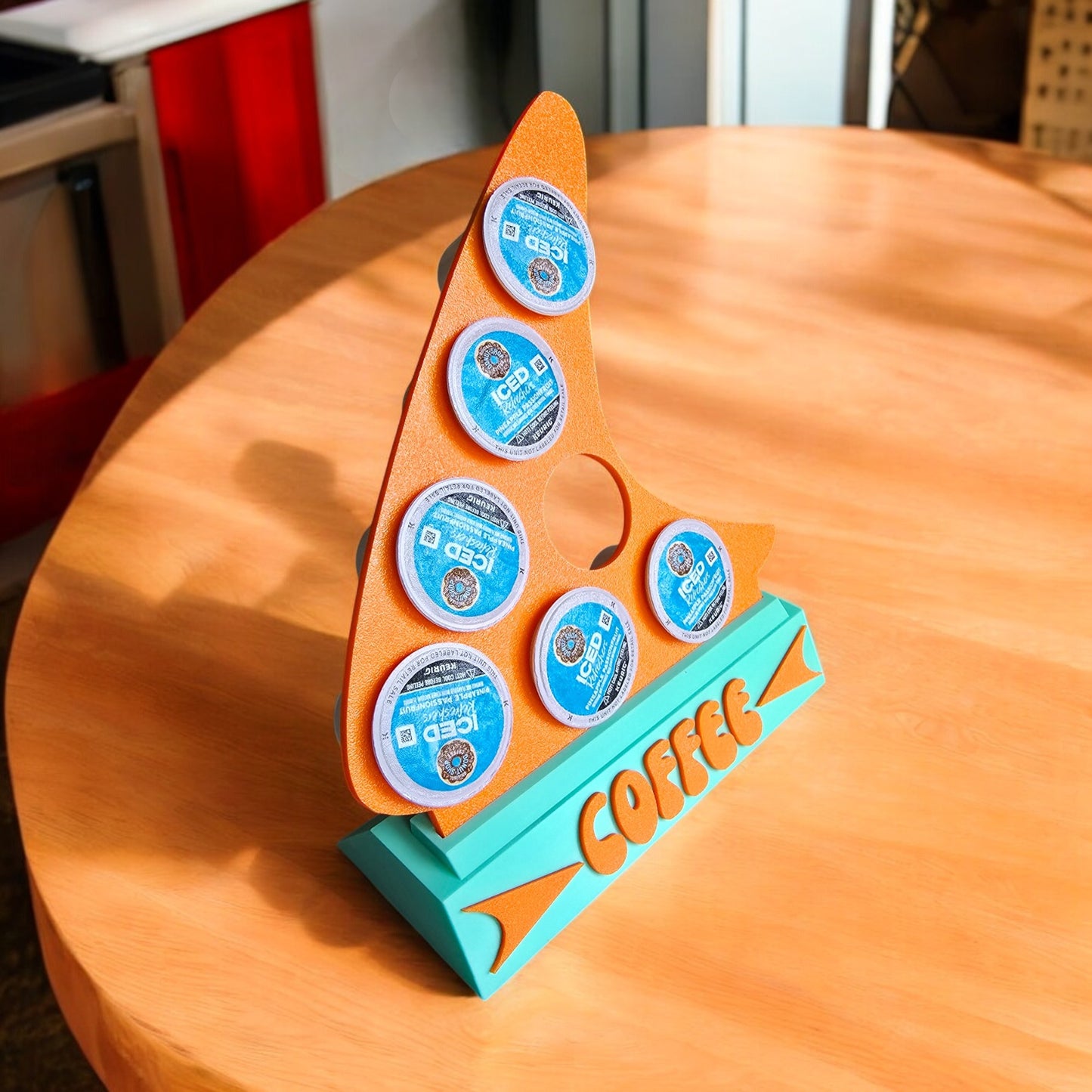 Retro Style Boomerang Coffee Pod Holder for K-Cups