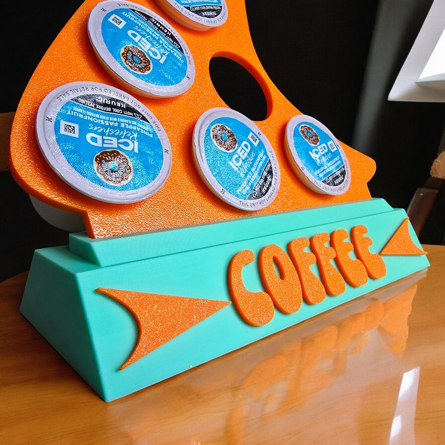 Retro Style Boomerang Coffee Pod Holder for K-Cups