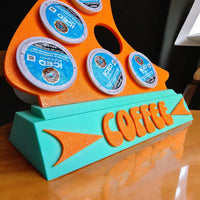 Retro Style Boomerang Coffee Pod Holder for K-Cups