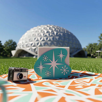 Starburst Boomerang Retro Style Napkin Holder