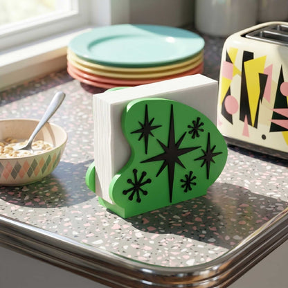 Starburst Boomerang Retro Style Napkin Holder
