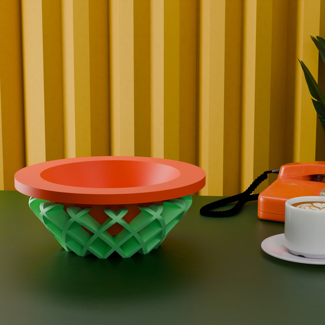 Retro Minimalist Space Age Nova Nest Decorative Bowl