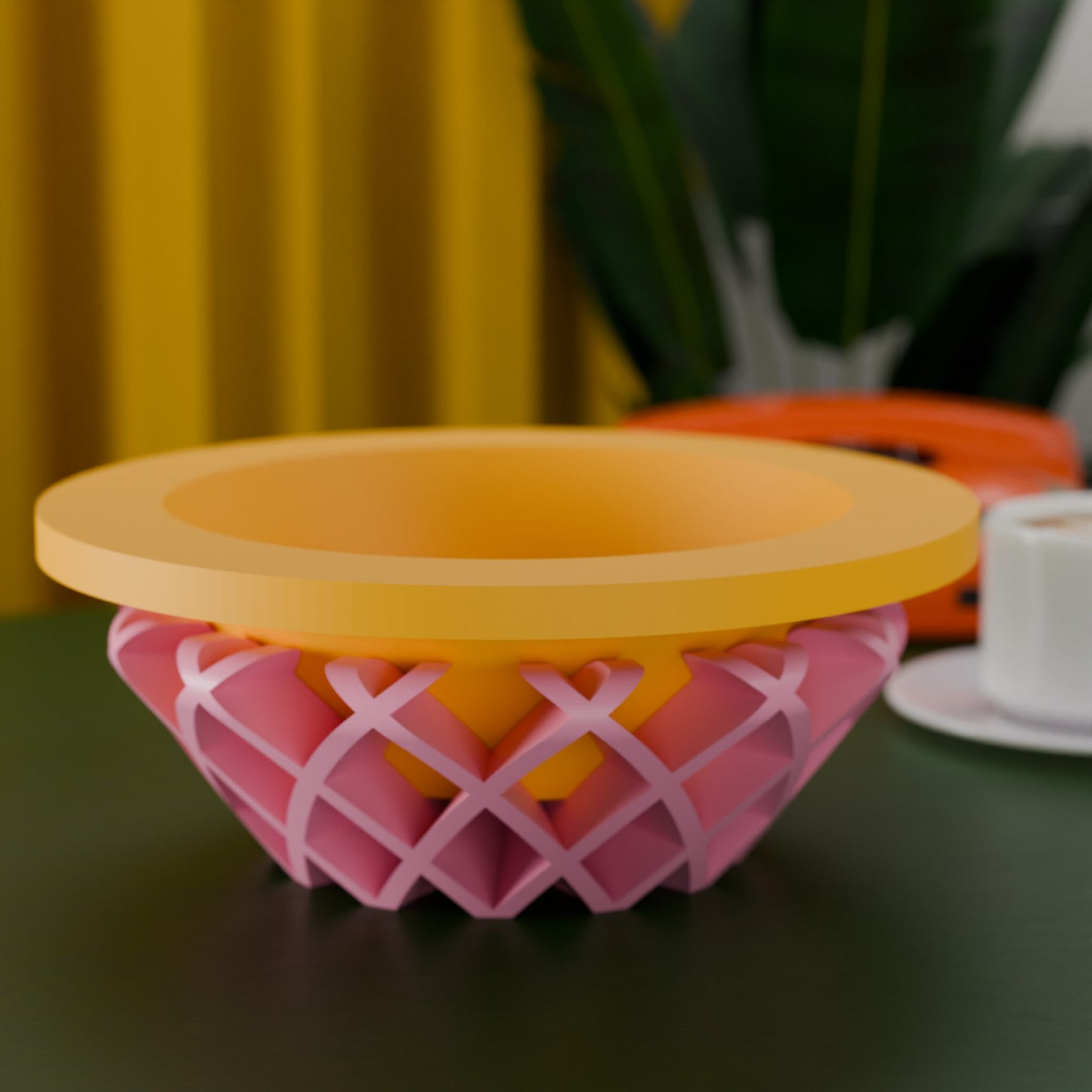 Retro Minimalist Space Age Nova Nest Decorative Bowl