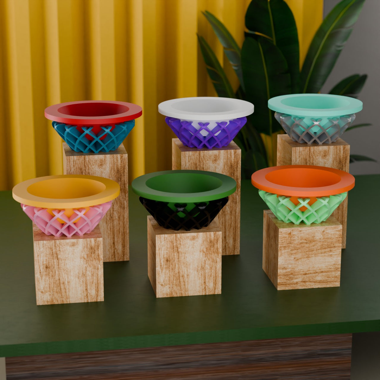 Retro Minimalist Space Age Nova Nest Decorative Bowl