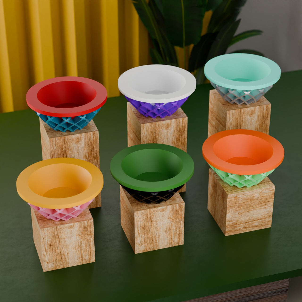 Retro Minimalist Space Age Nova Nest Decorative Bowl