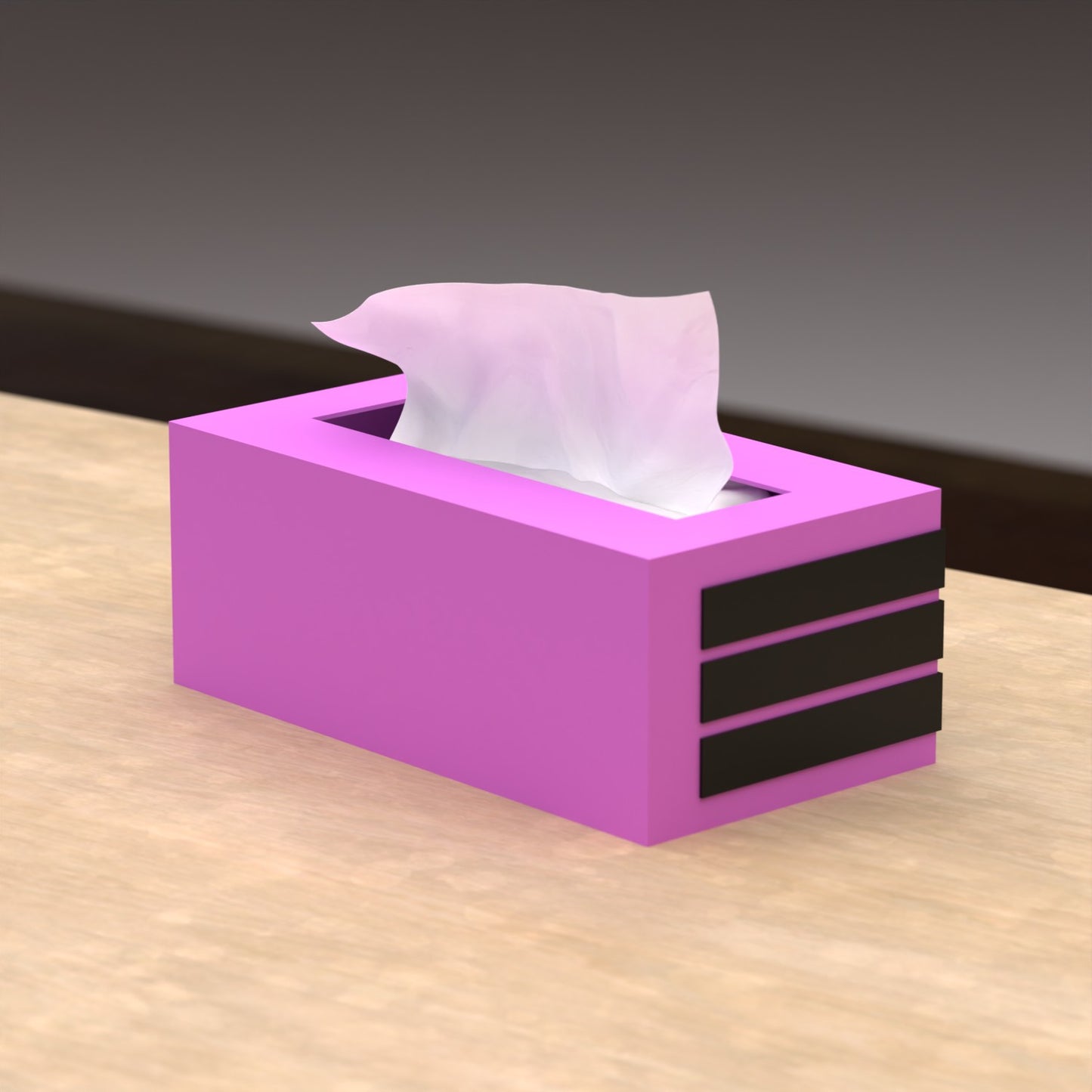 Atomic Cat Retro Rectangle Tissue Box Cover