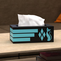 Atomic Cat Retro Rectangle Tissue Box Cover