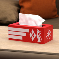 Atomic Cat Retro Rectangle Tissue Box Cover