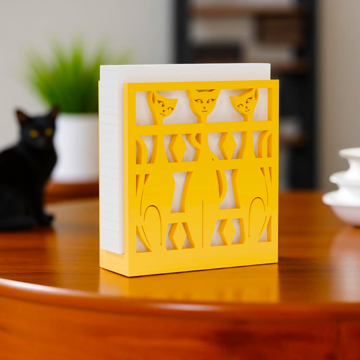 Atomic Space Cats Napkin Holder