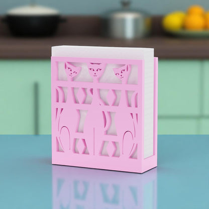 Atomic Space Cats Napkin Holder