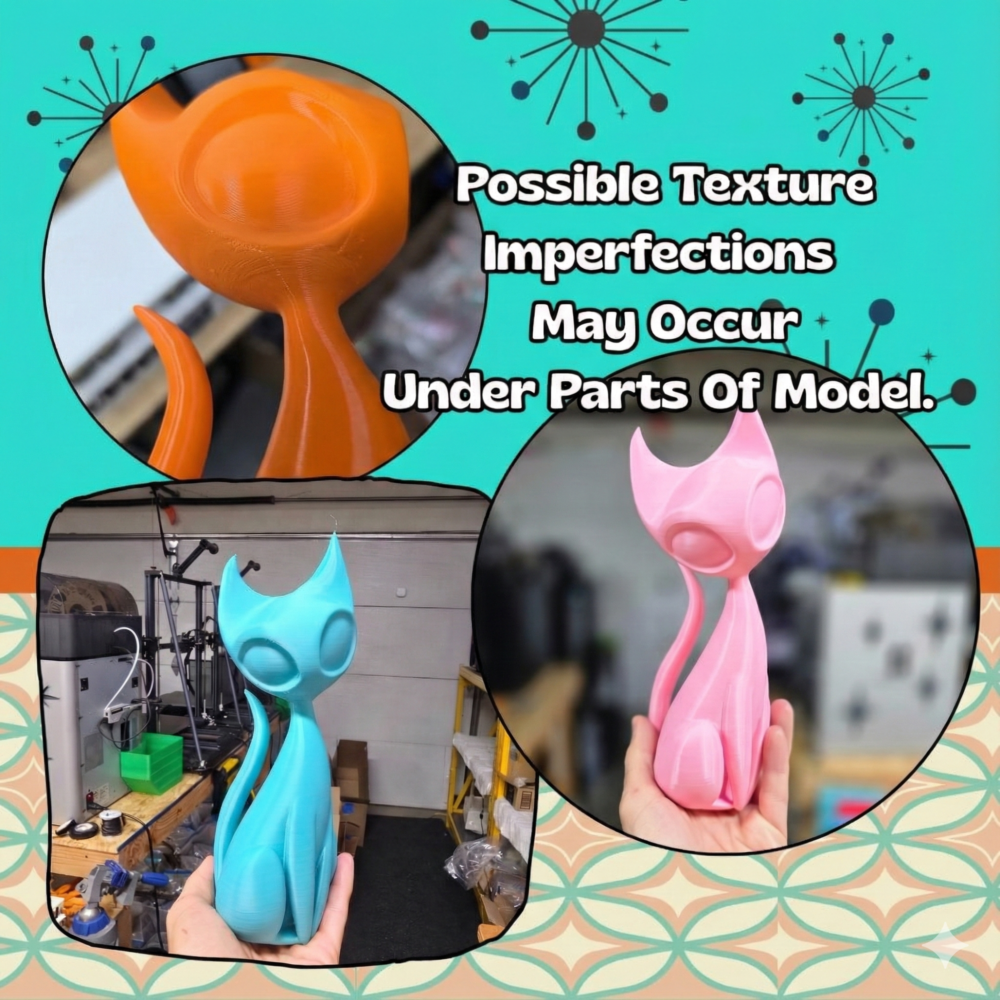 Atomic Cat Sculpture