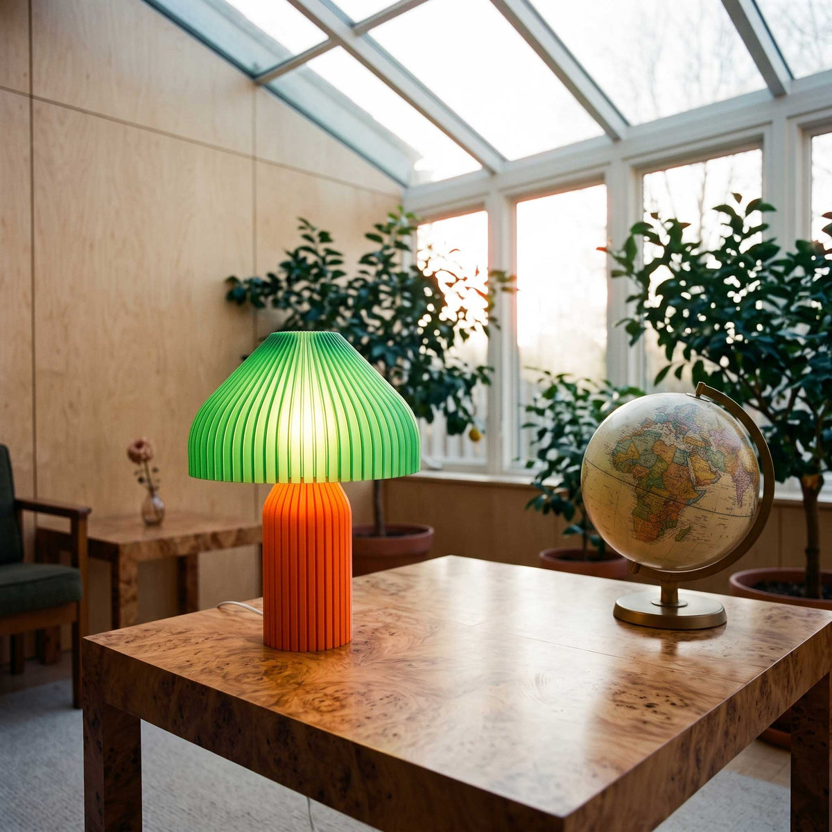 Chanterelle Mushroom Table Lamp