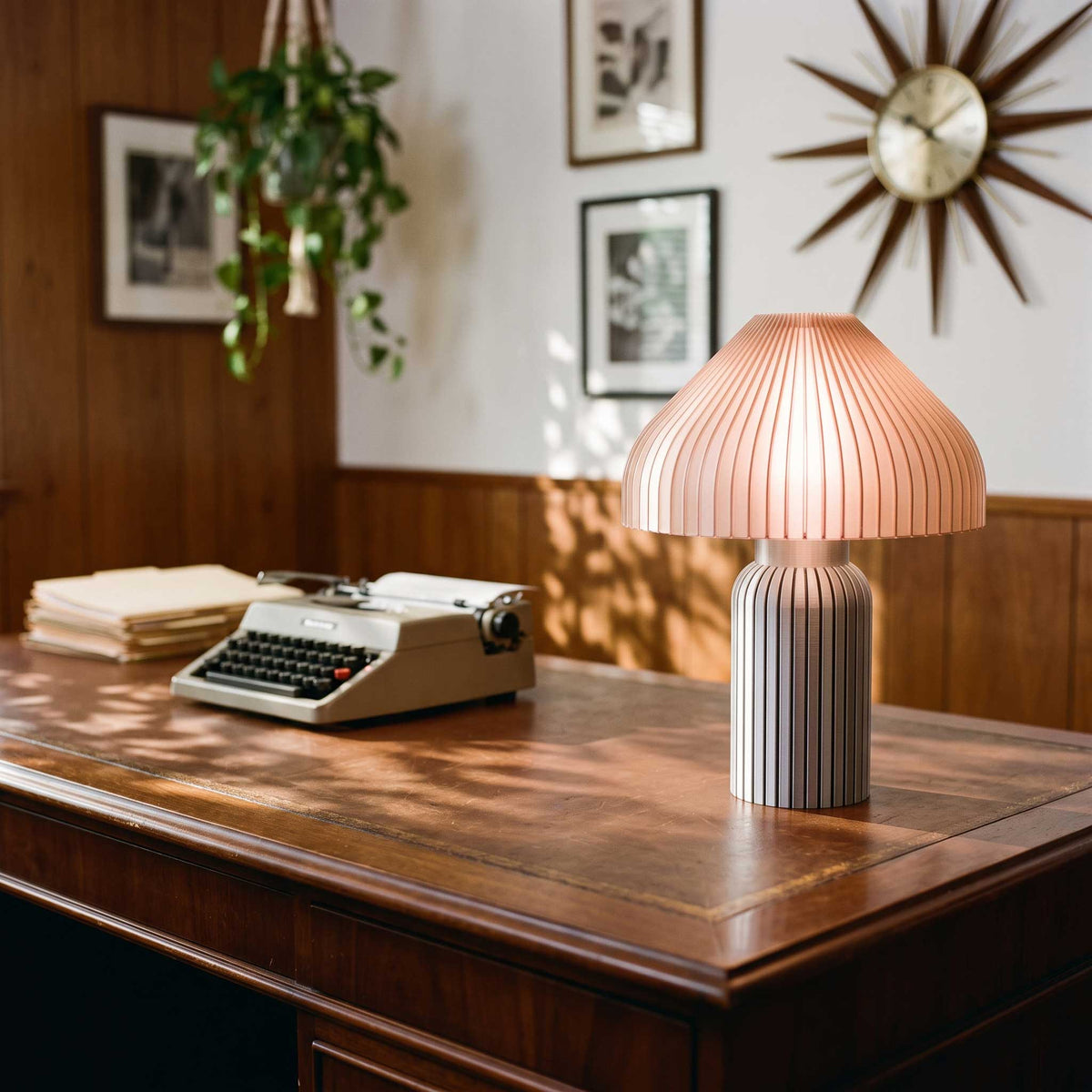 Chanterelle Mushroom Table Lamp