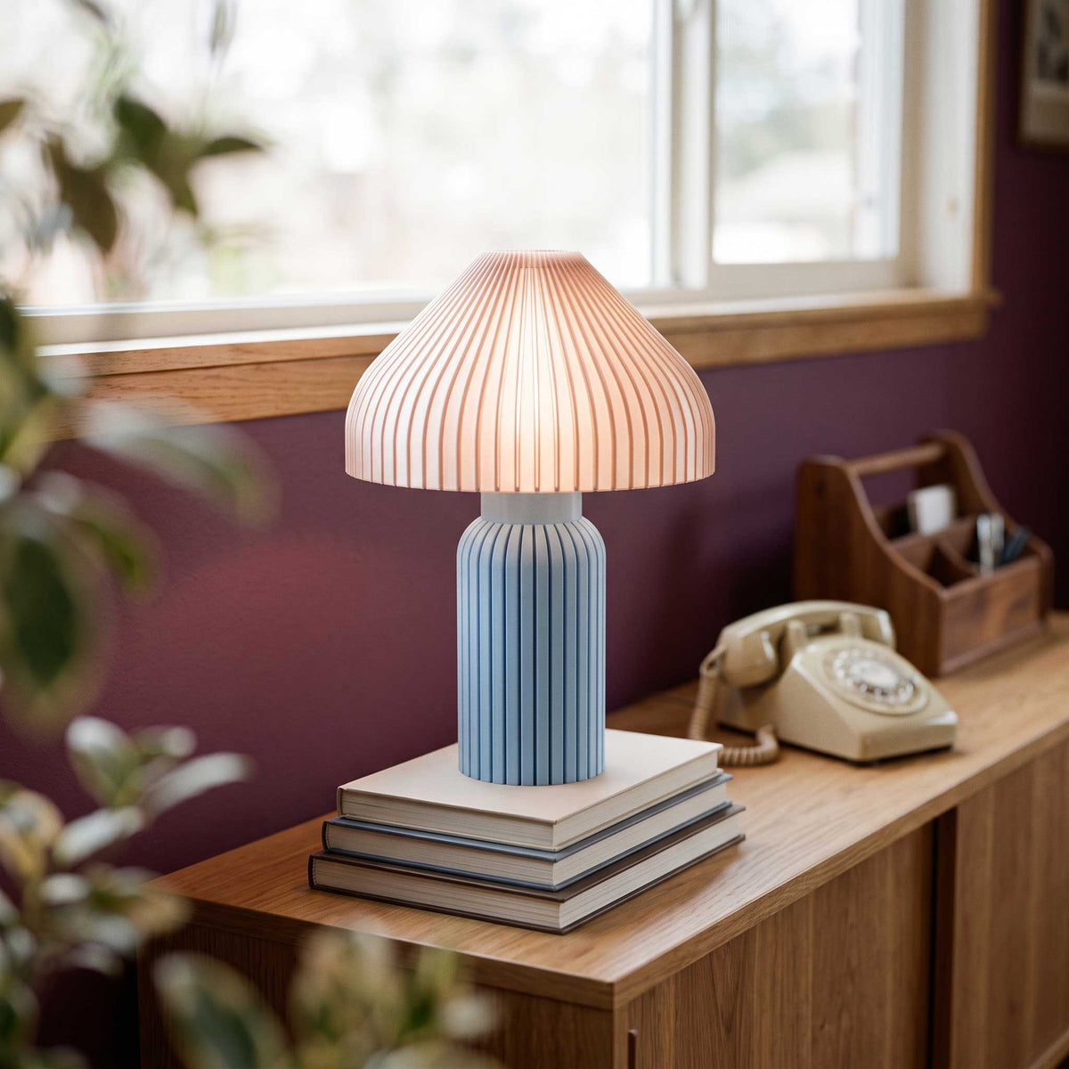 Chanterelle Mushroom Table Lamp