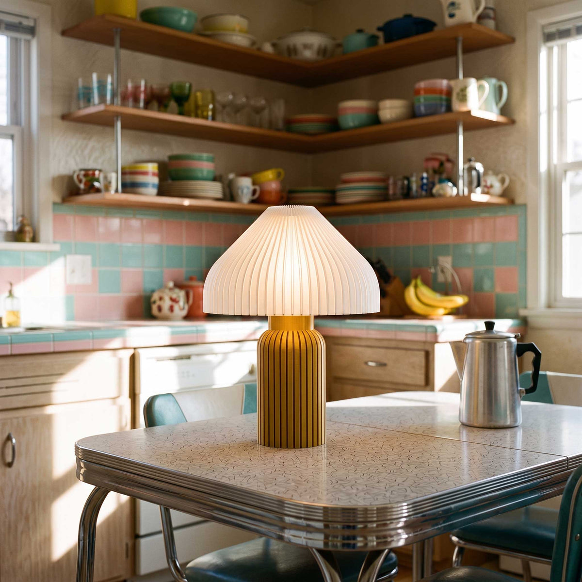 Chanterelle Mushroom Table Lamp