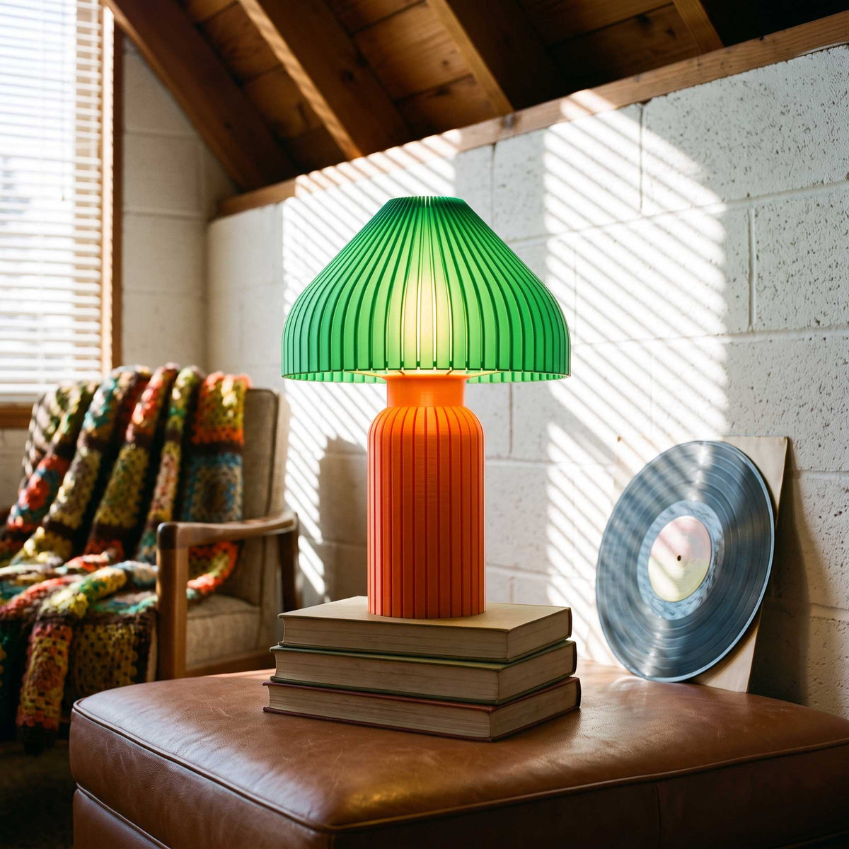 Chanterelle Mushroom Table Lamp