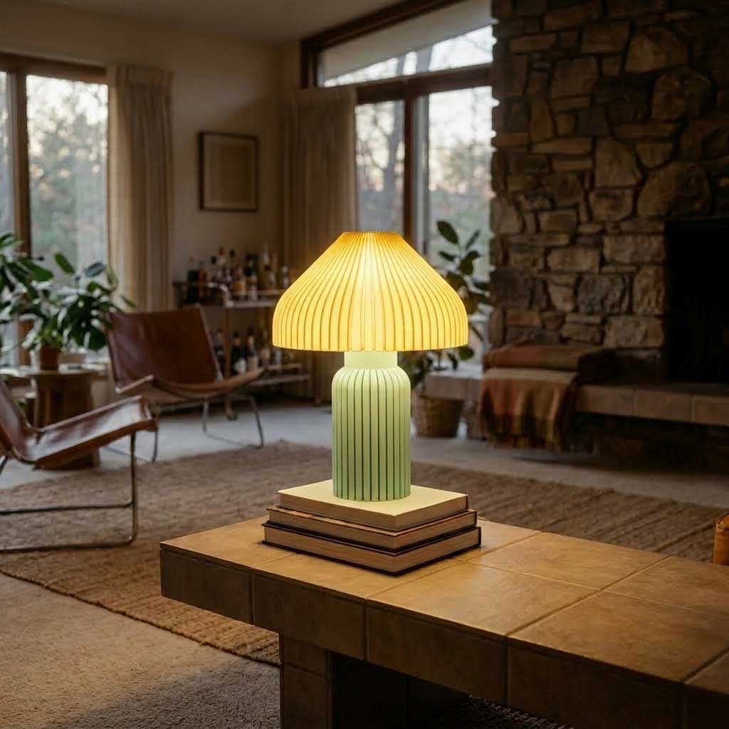 Chanterelle Mushroom Table Lamp