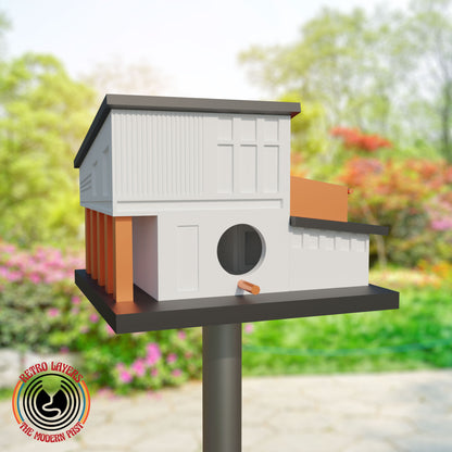 Retro Mid Century Modern Birdhouse The Charleston