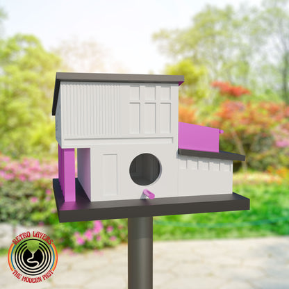 Retro Mid Century Modern Birdhouse The Charleston
