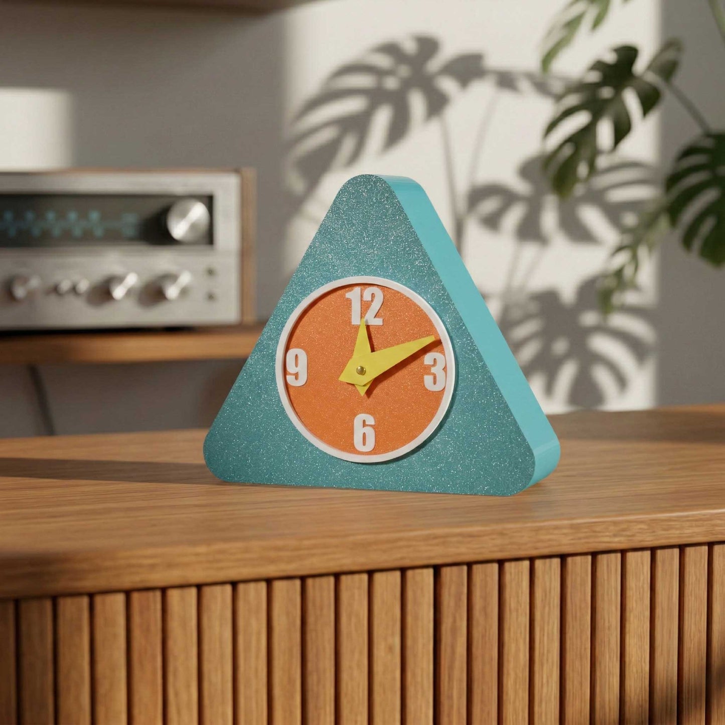 Chroma Trio Space Age Desk Clock
