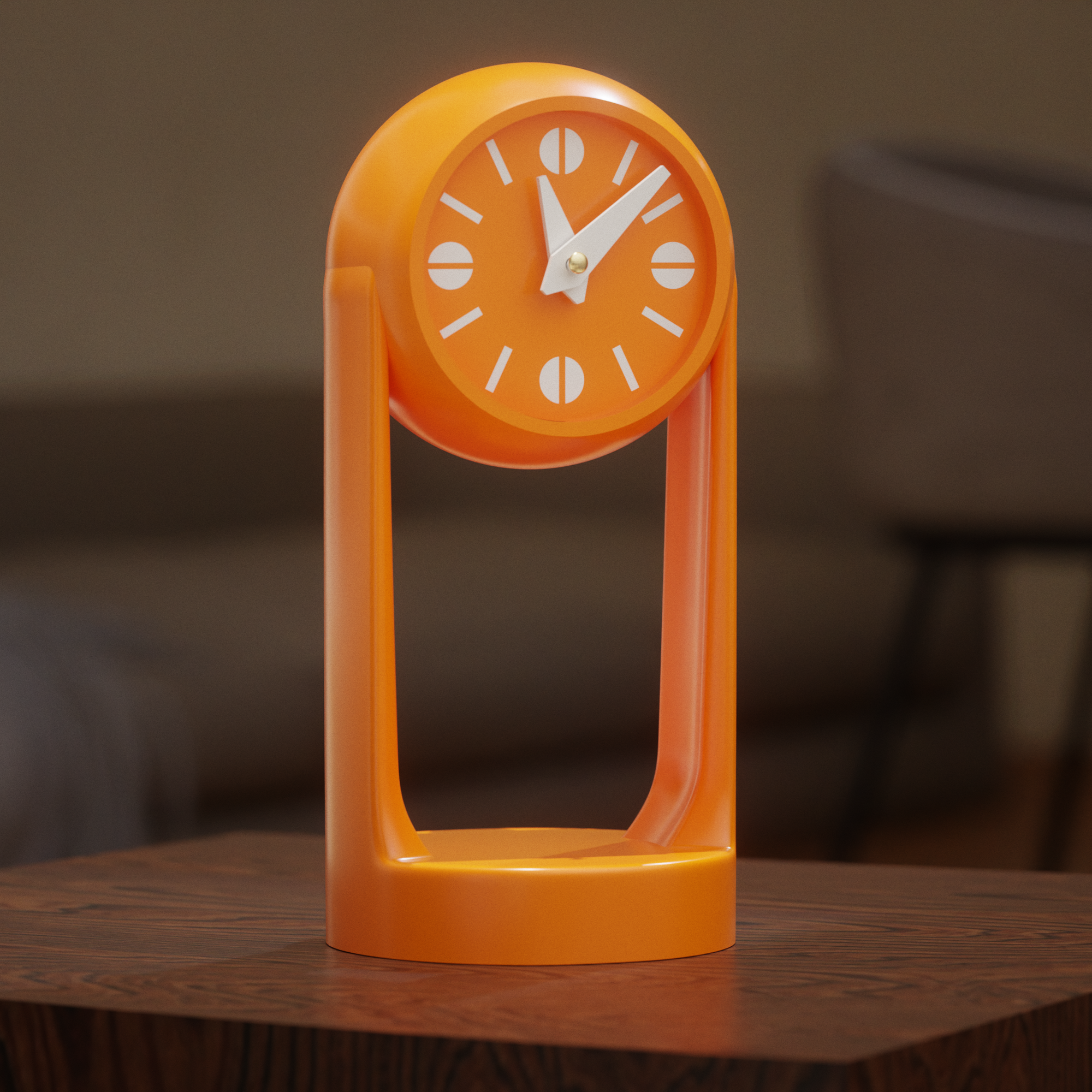 The Sphera Round Retro Style 70s Clock