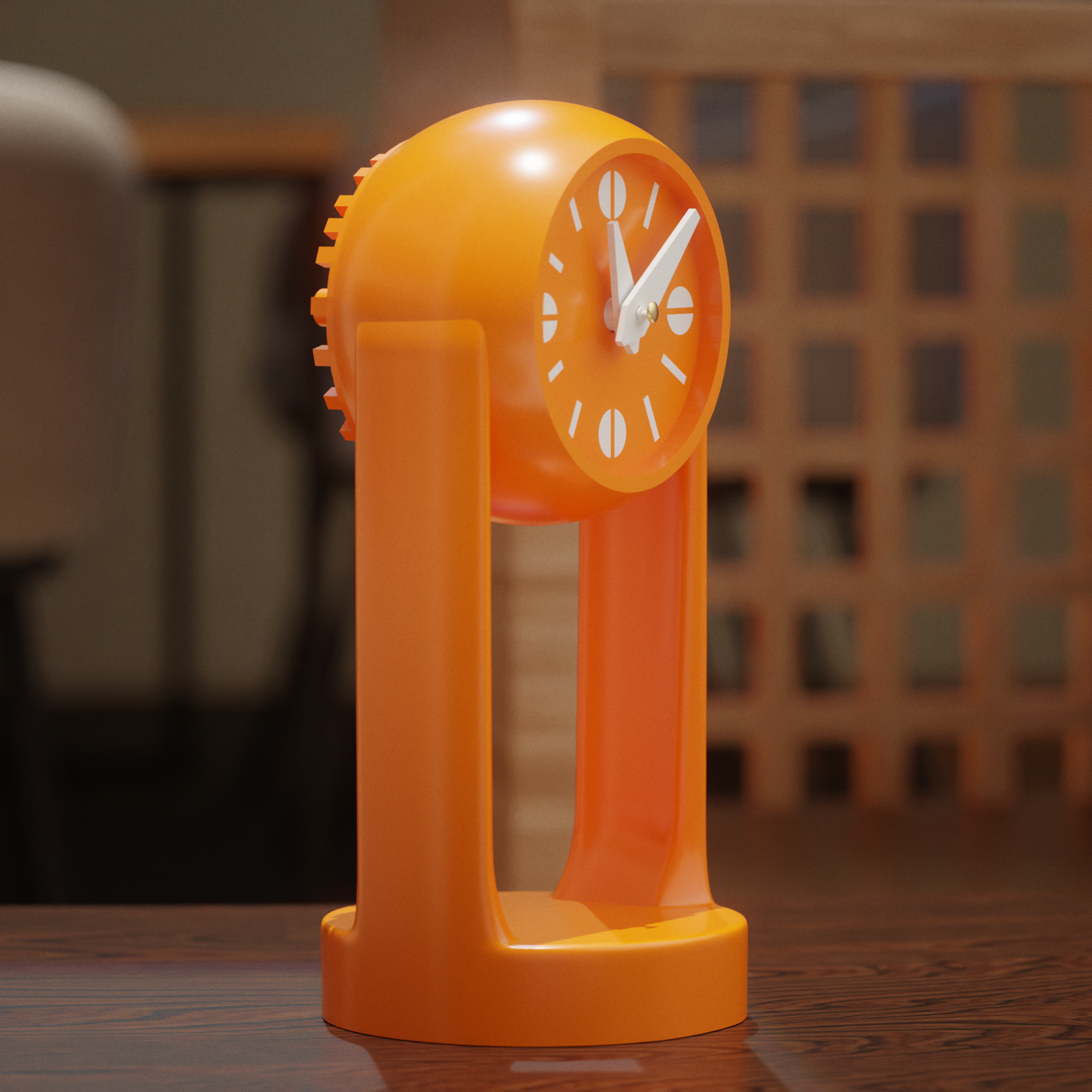 The Sphera Round Retro Style 70s Clock