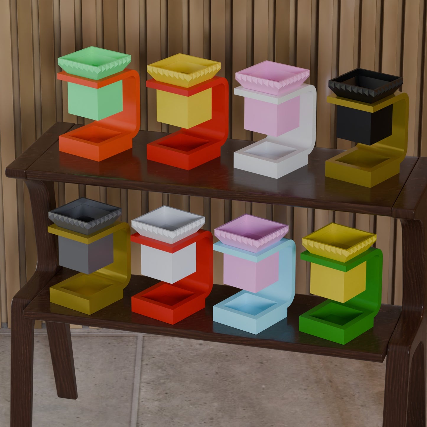 The Lunara Space Age Mid Century Modern Planter Levitating Illusion