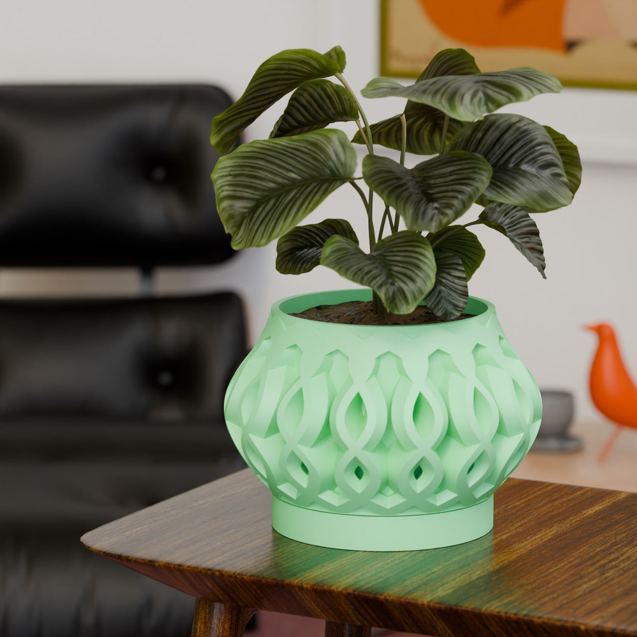 Corex Space Age Infinity Retro Weave Planter