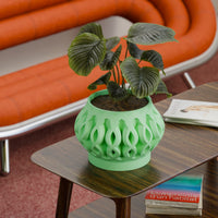 Corex Space Age Infinity Retro Weave Planter