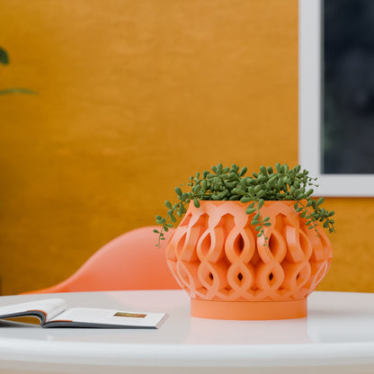 Corex Space Age Infinity Retro Weave Planter