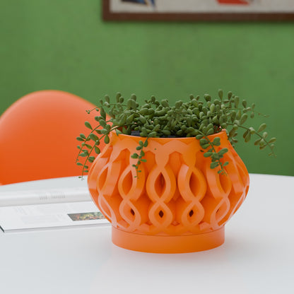Corex Space Age Infinity Retro Weave Planter