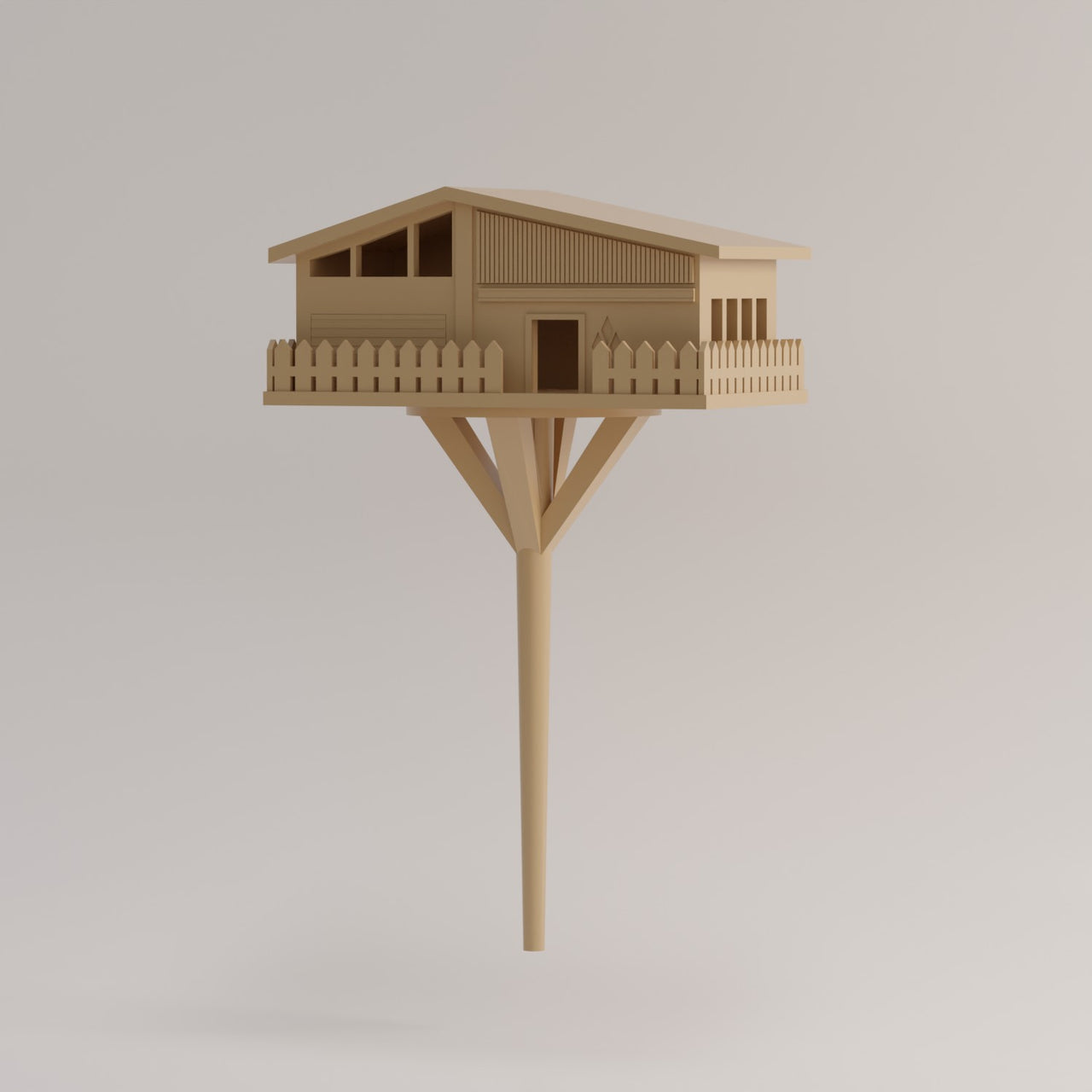 Mini Mid Century Modern Plant Stake Crestwood Tree House