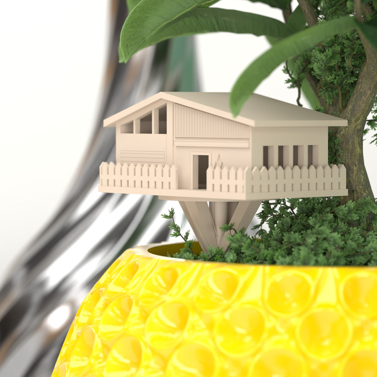 Mini Mid Century Modern Plant Stake Crestwood Tree House