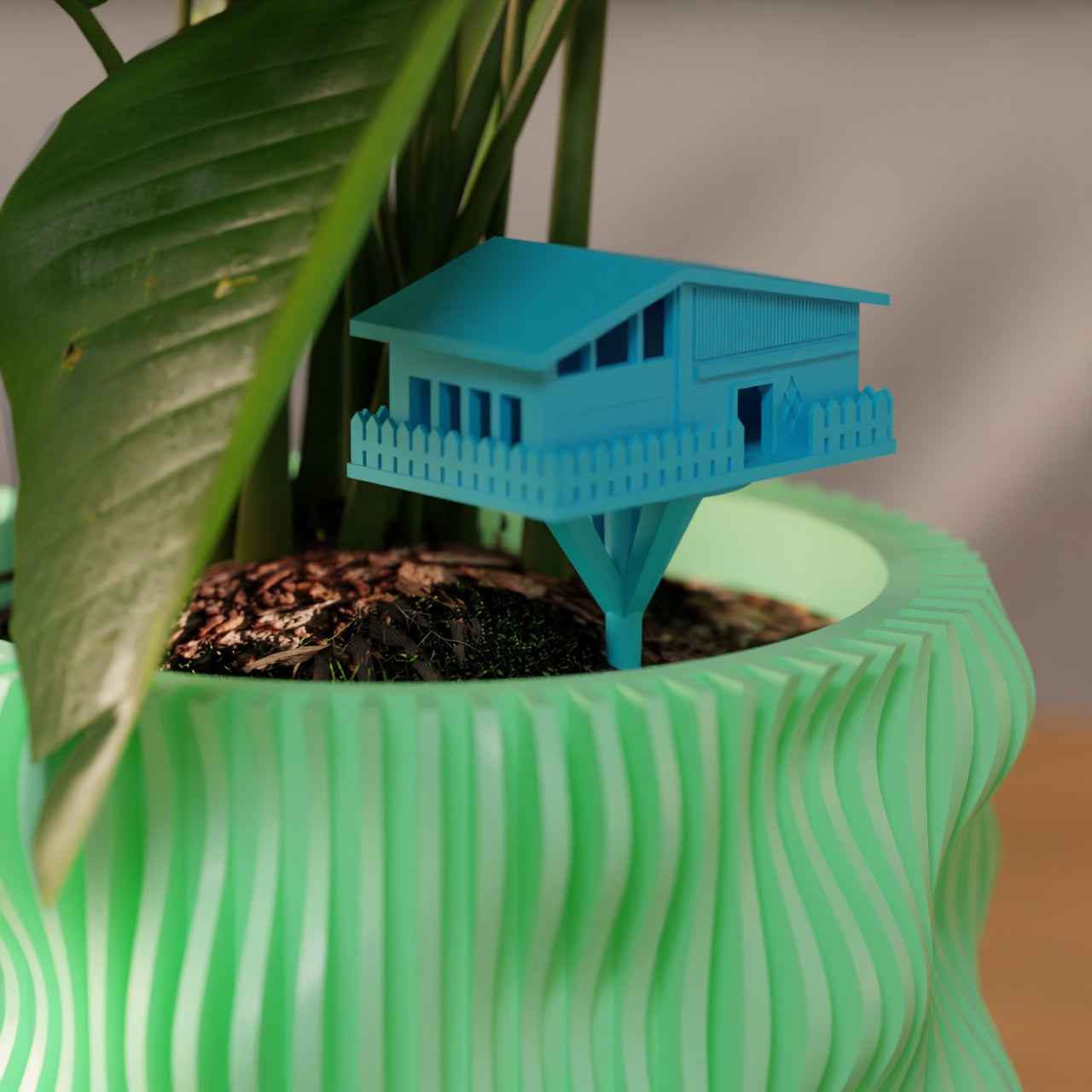 Mini Mid Century Modern Plant Stake Crestwood Tree House