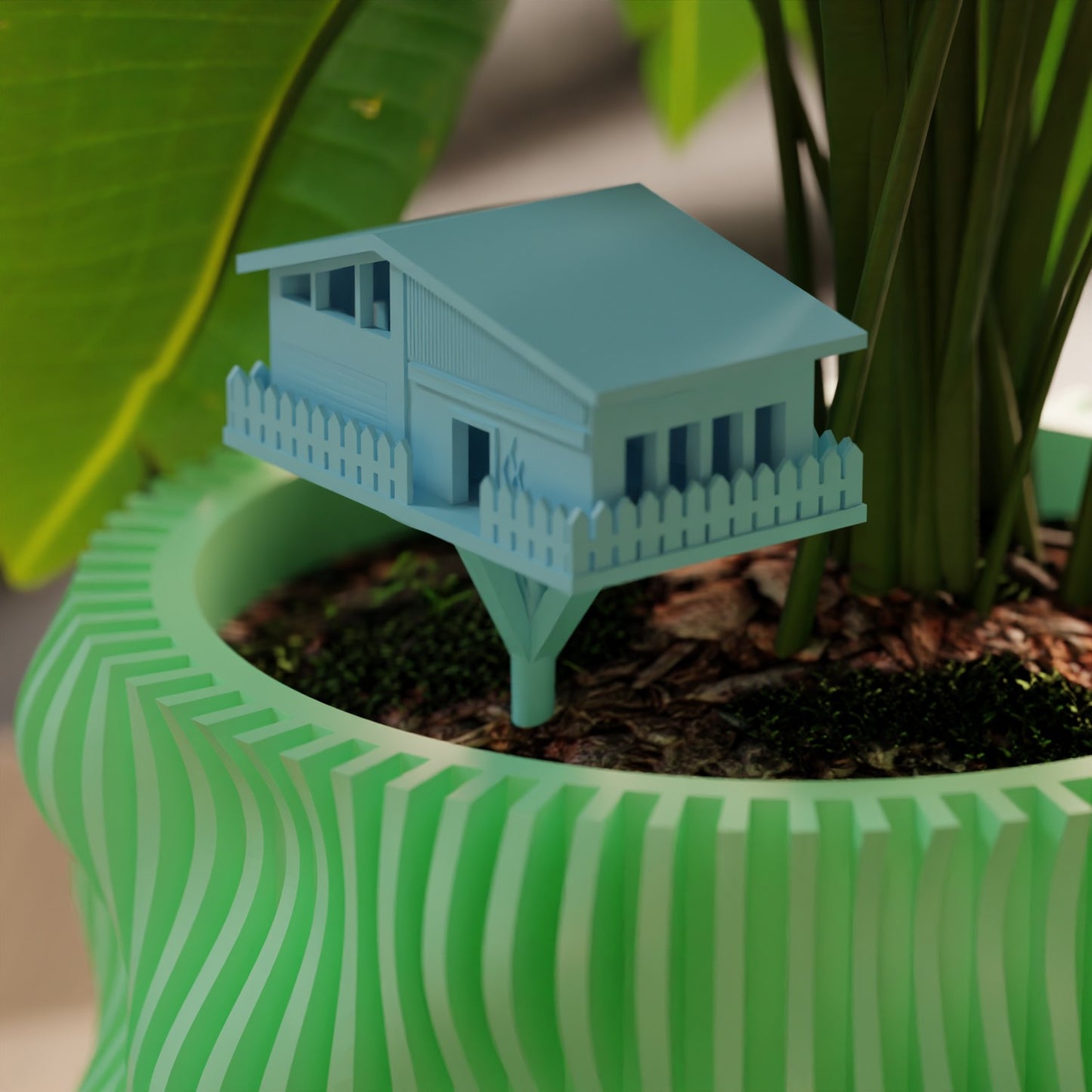 Mini Mid Century Modern Plant Stake Crestwood Tree House