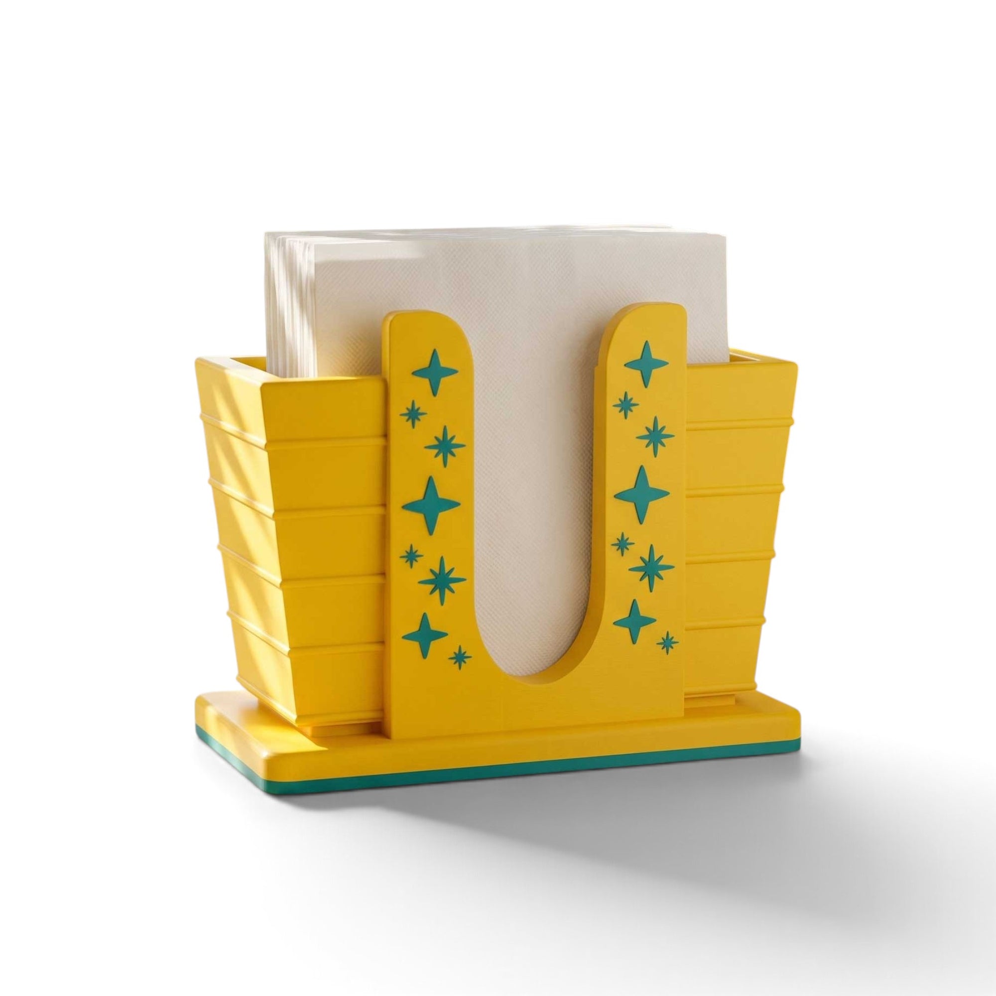 Mid Century Modern Deltrix Napkin Holder Retro Art Deco